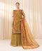 3 Piece - Embroidered Organza Suit